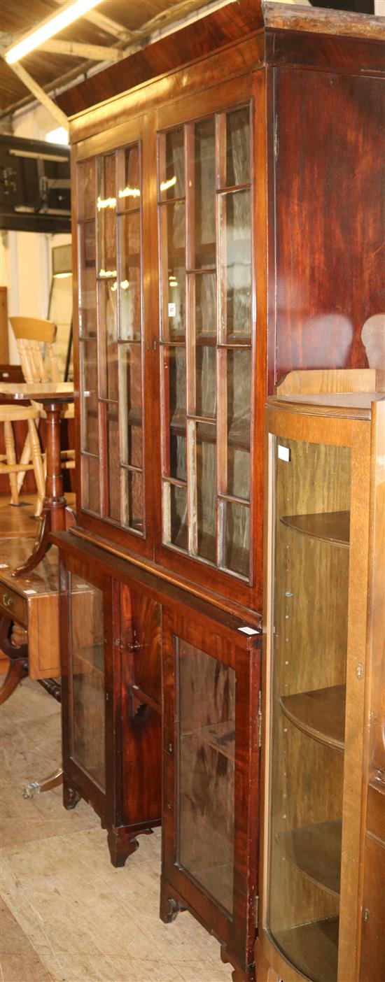 Early 19th century mahogany bookcase